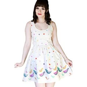Retrolicious bird border dress